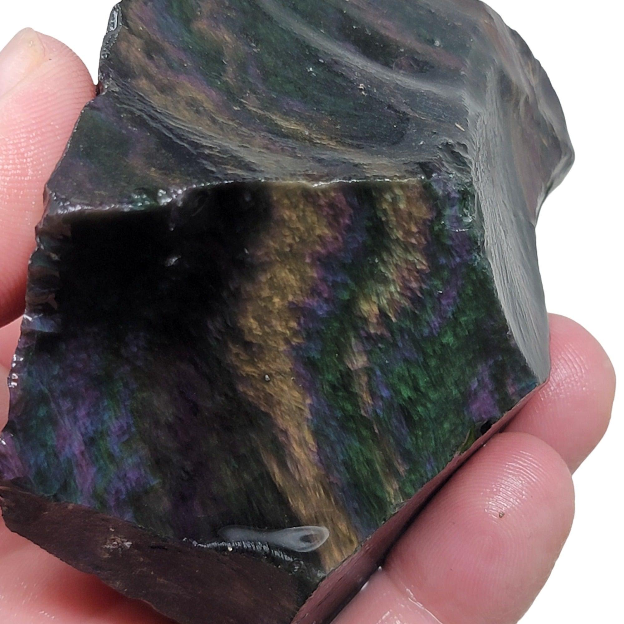 Velvet Obsidian Rough Chunk! - LapidaryCentral