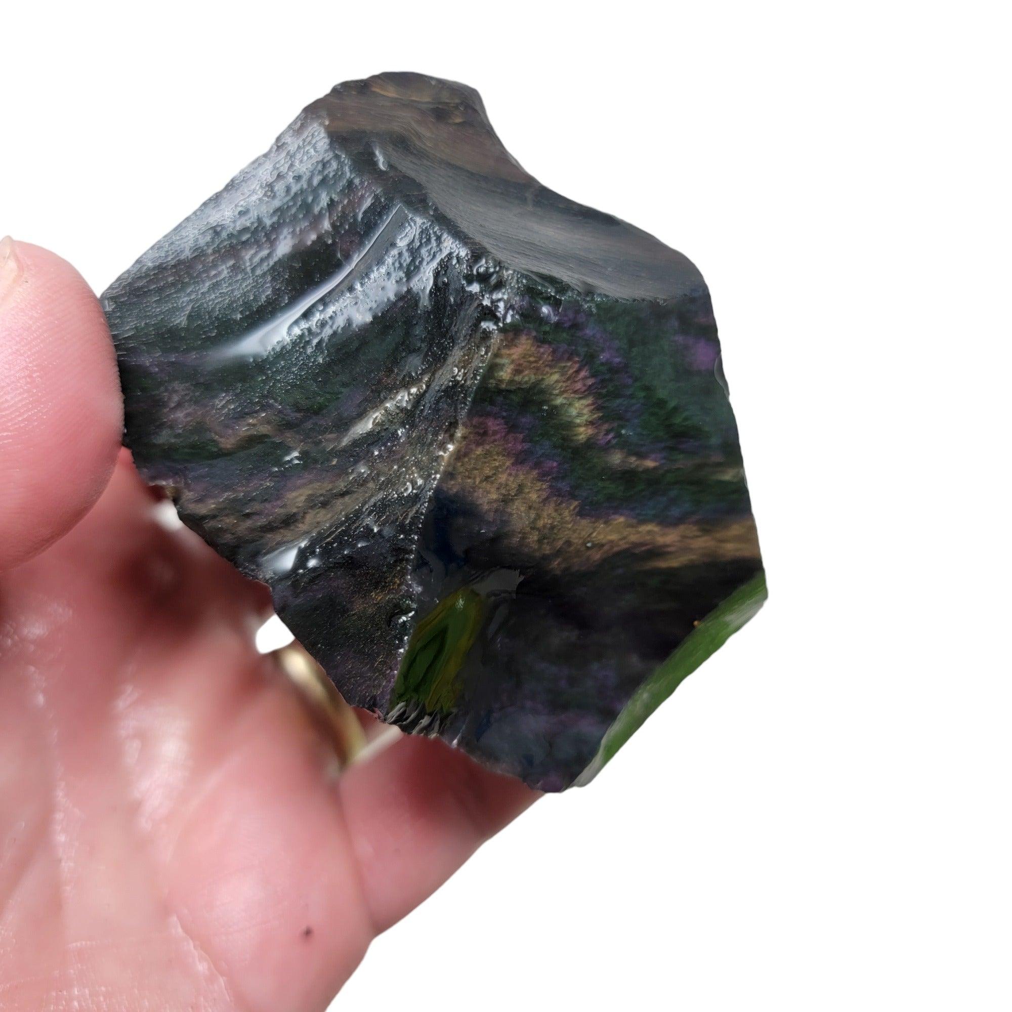 Velvet Obsidian Rough Chunk! - LapidaryCentral