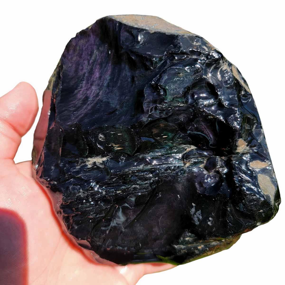 Velvet Obsidian Rough Chunk! - Lapidary Central