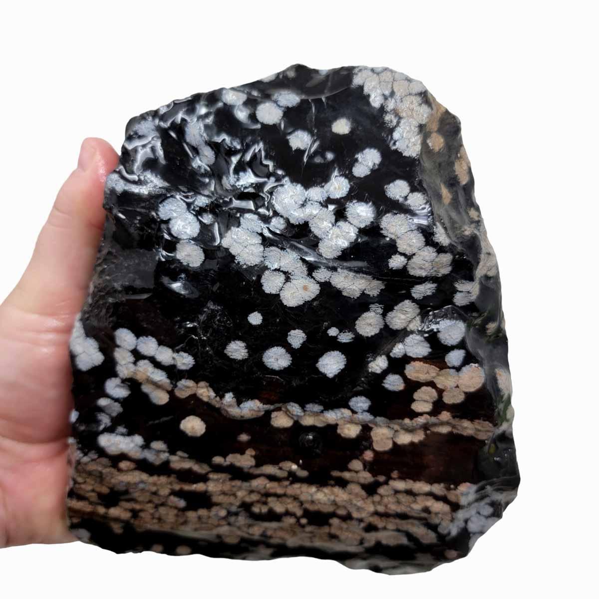 Snowflake Obsidian Rough Chunk! - LapidaryCentral