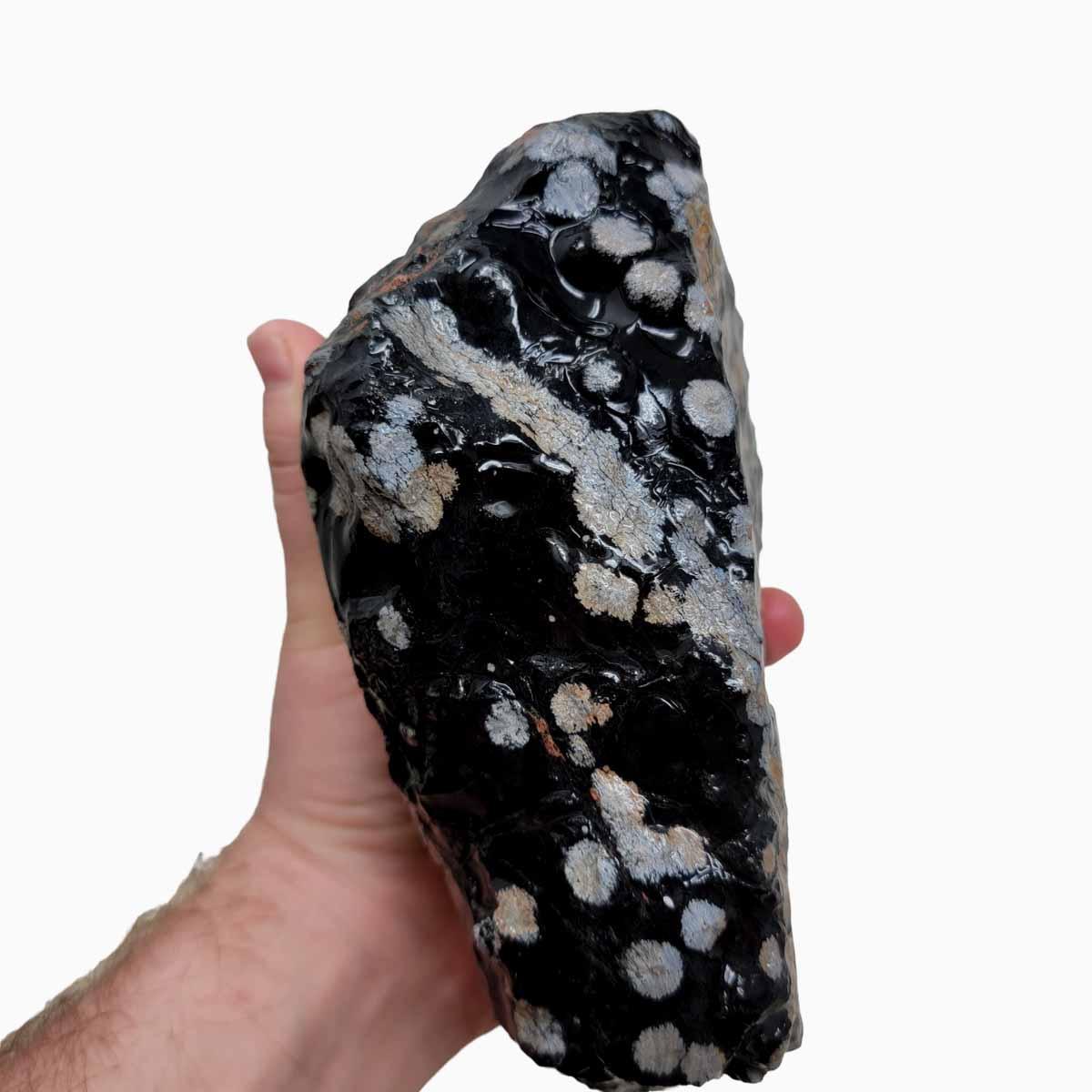 Snowflake Obsidian Rough Chunk! - LapidaryCentral