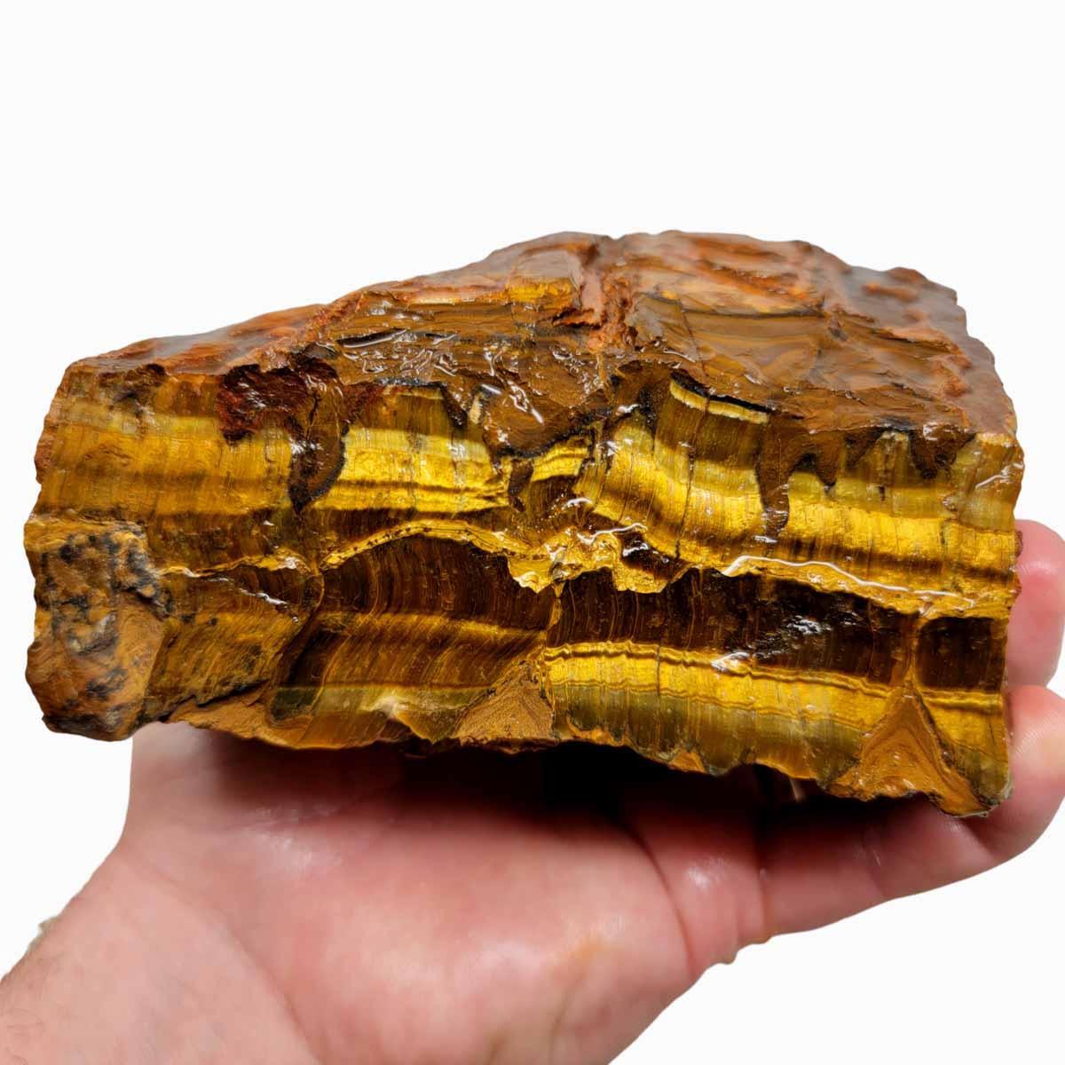 Golden Tigereye Rough Chunk! - LapidaryCentral