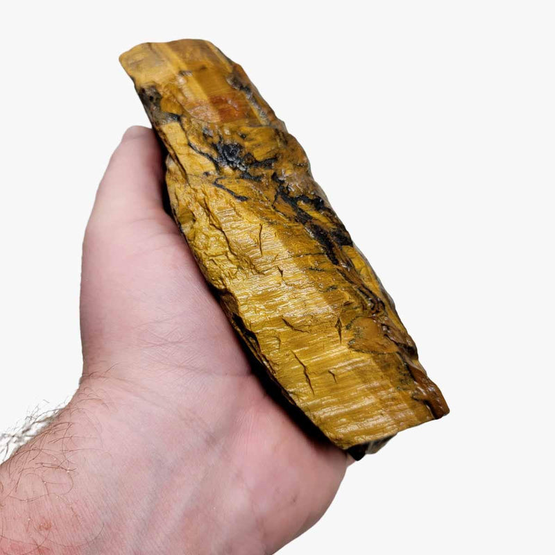 Golden Tigereye Rough Chunk! - LapidaryCentral