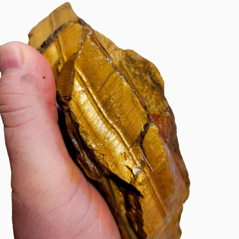 Golden Tigereye Rough Chunk! - LapidaryCentral