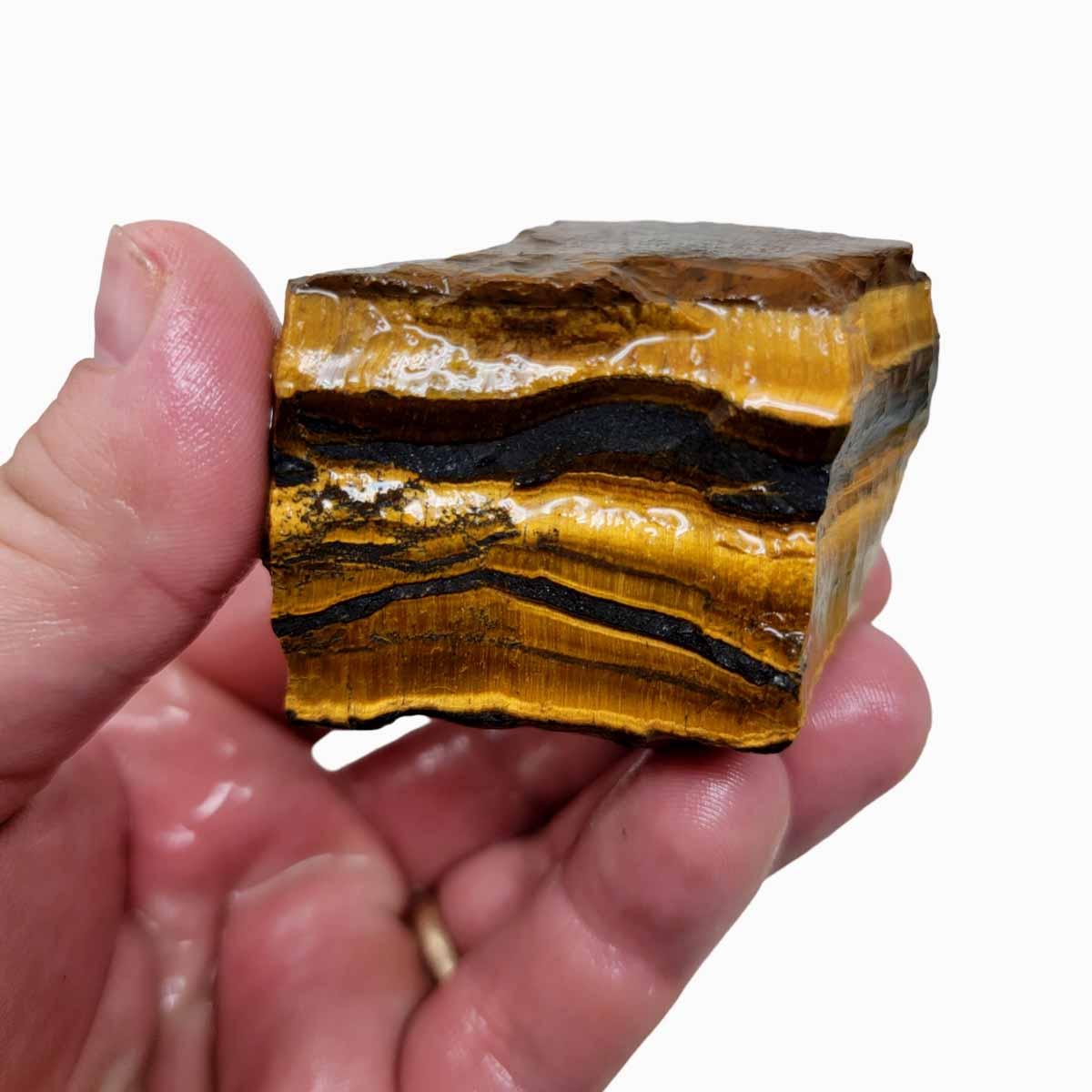 Golden Tigers eye Rough Chunk! - Lapidary Central