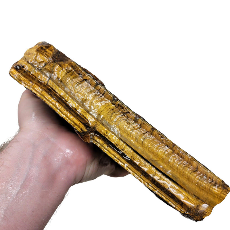 Golden Tigereye Rough Chunk! - LapidaryCentral