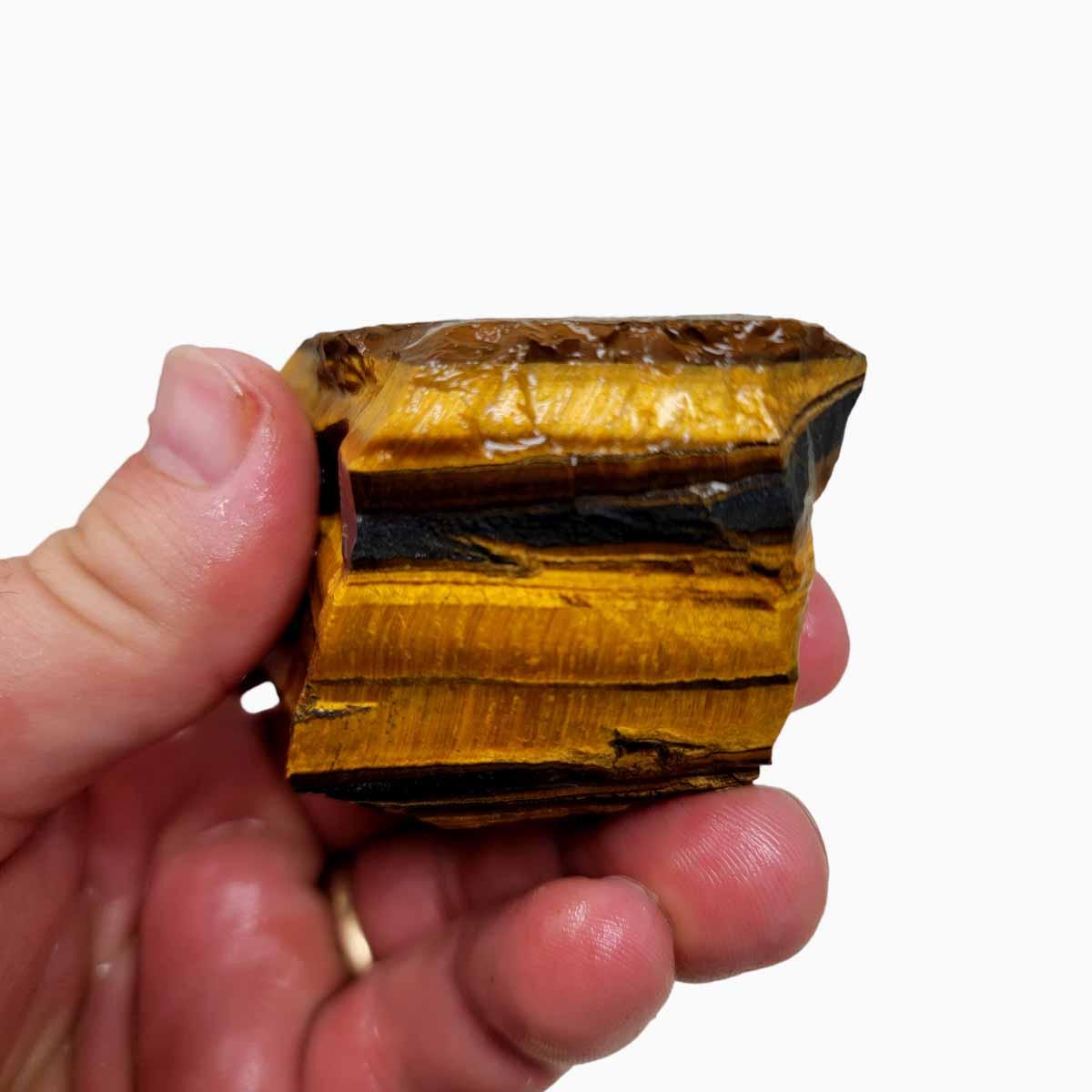 Golden Tigers eye Rough Chunk! - Lapidary Central