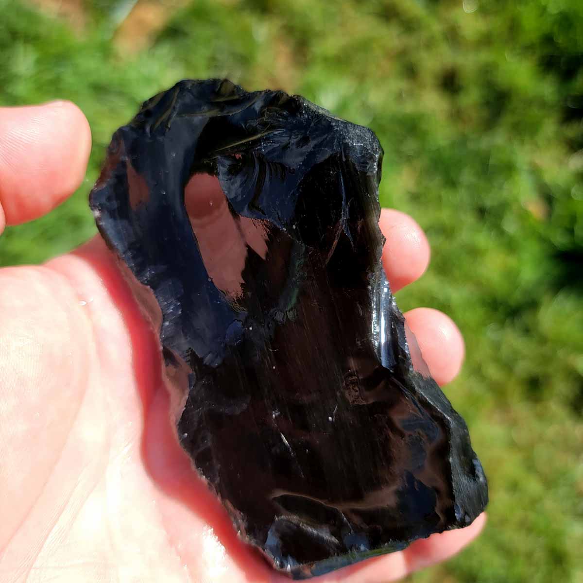 Highgrade Mexican Velvet Obsidian Rough Chunk!