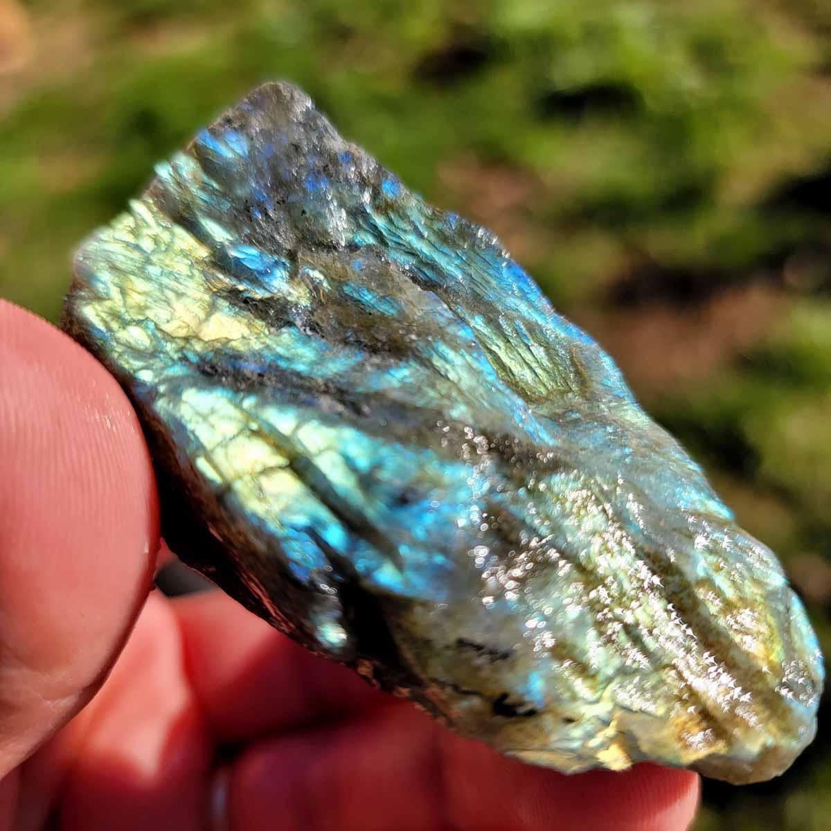 Cabbing Grade Labradorite Trimmer Rough Batch with Good Flash! - LapidaryCentral