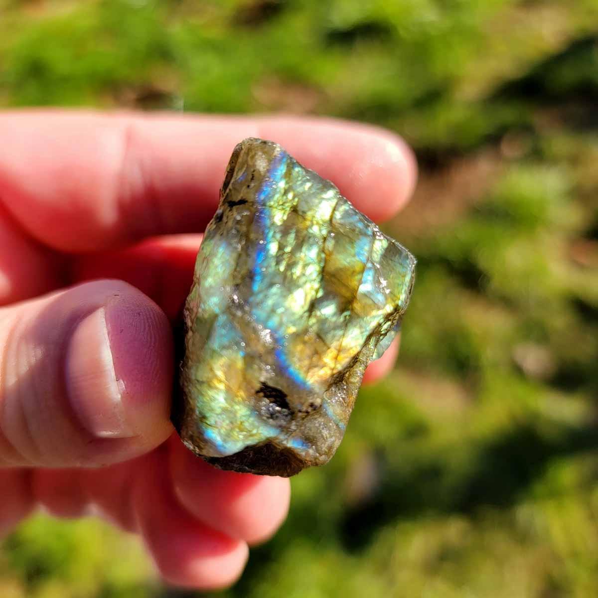 Cabbing Grade Labradorite Trimmer Rough Batch with Good Flash! - LapidaryCentral