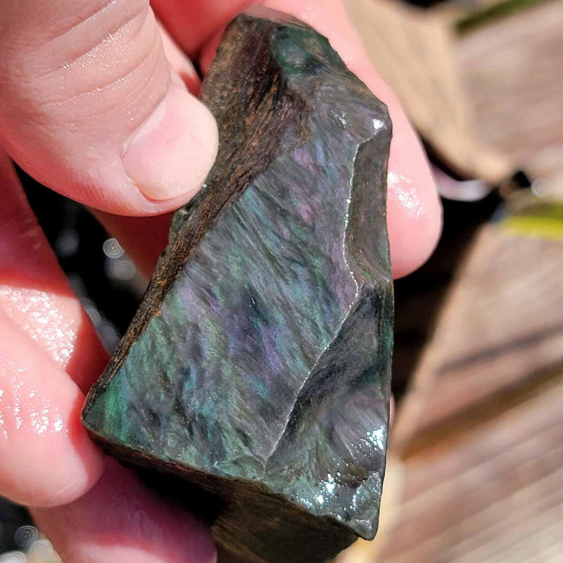 Spectacular Velvet Obsidian Rough Flatrate! - Lapidary Central