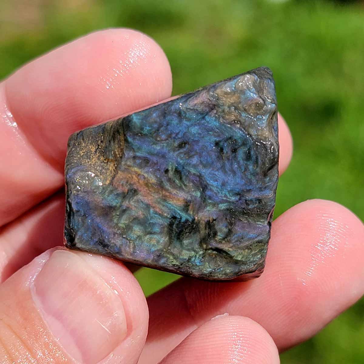 Jaw Dropping Velvet Obsidian Rough Flatrate! - Lapidary Central