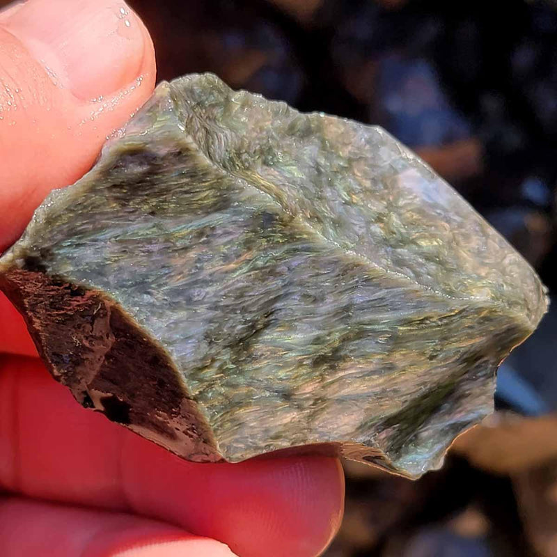 STUNNING Velvet Obsidian Rough Flatrate! - LapidaryCentral