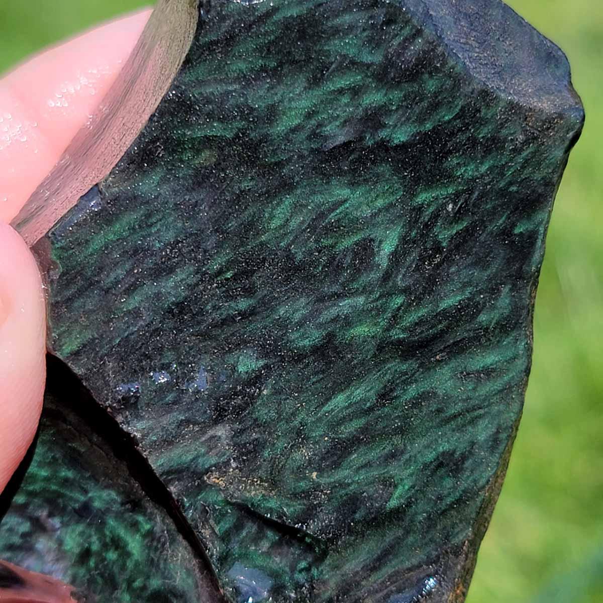 Jaw Dropping Velvet Obsidian Rough Flatrate! - Lapidary Central