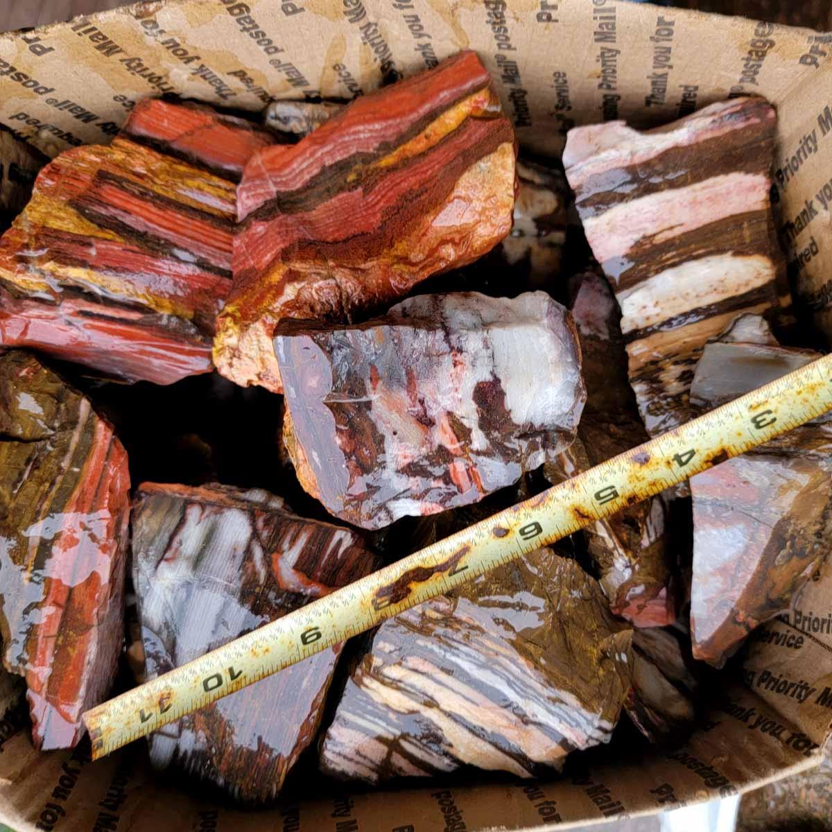 Australian Outback Jasper Cutting Rough Flatrate! - LapidaryCentral