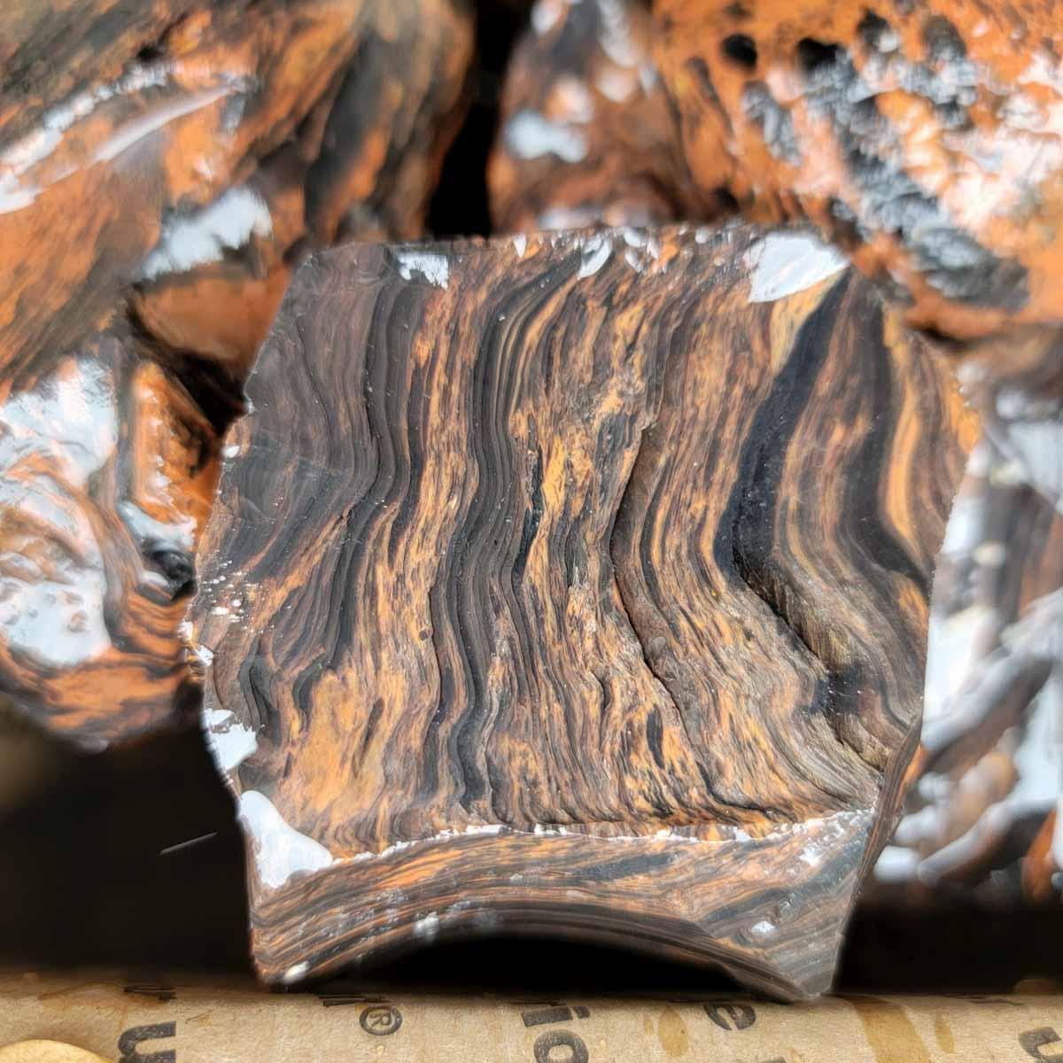 Tri-Flow Mix Old Stock Oregon Obsidian Rough Flatrate! - Lapidary Central