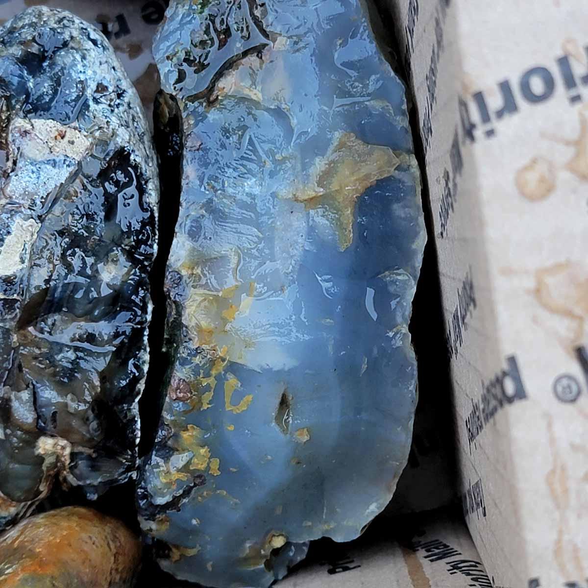 Rare Old Stock Montana Agate Rough Flatrate! - Lapidary Central