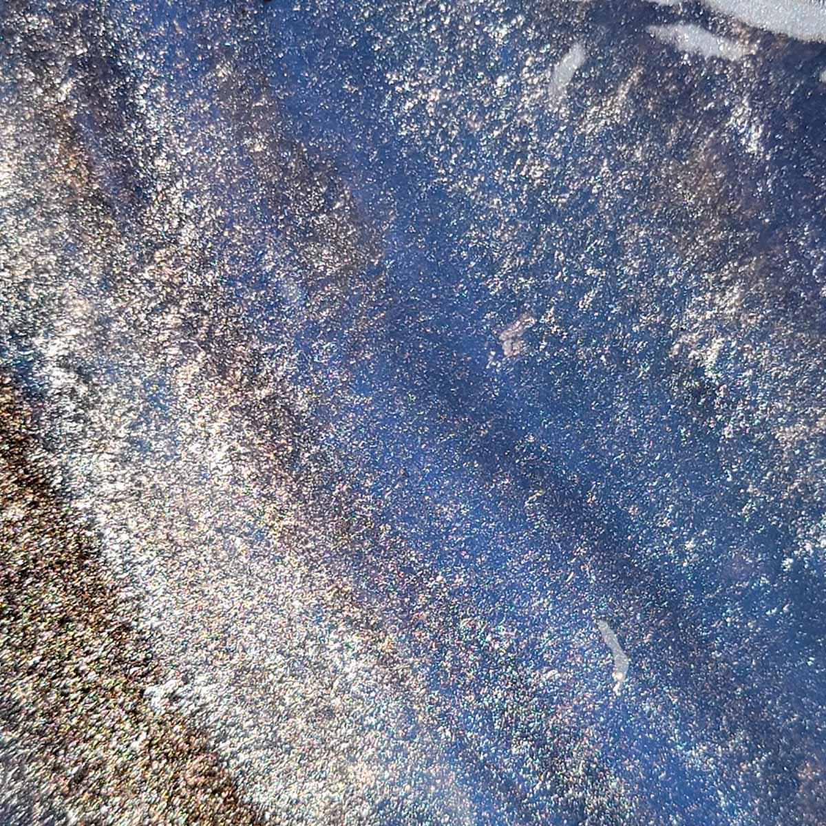 Lassen Creek Blue Lightning Rainbow Obsidian Slab!  Lapidary Stone Slab! - LapidaryCentral