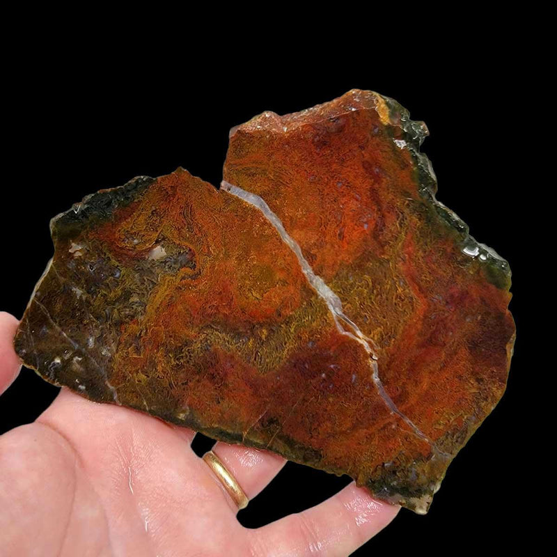Maury Mountain Moss Agate Slab!  Lapidary Stone Slab! - LapidaryCentral