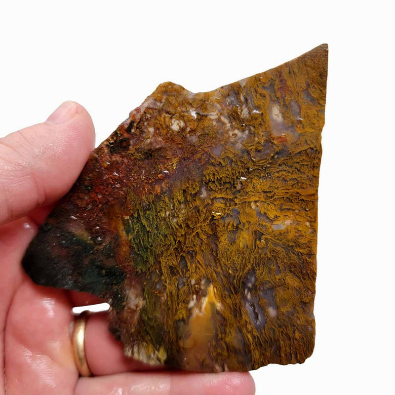 Maury Mountain Moss Agate Slab!  Lapidary Stone Slab! - LapidaryCentral