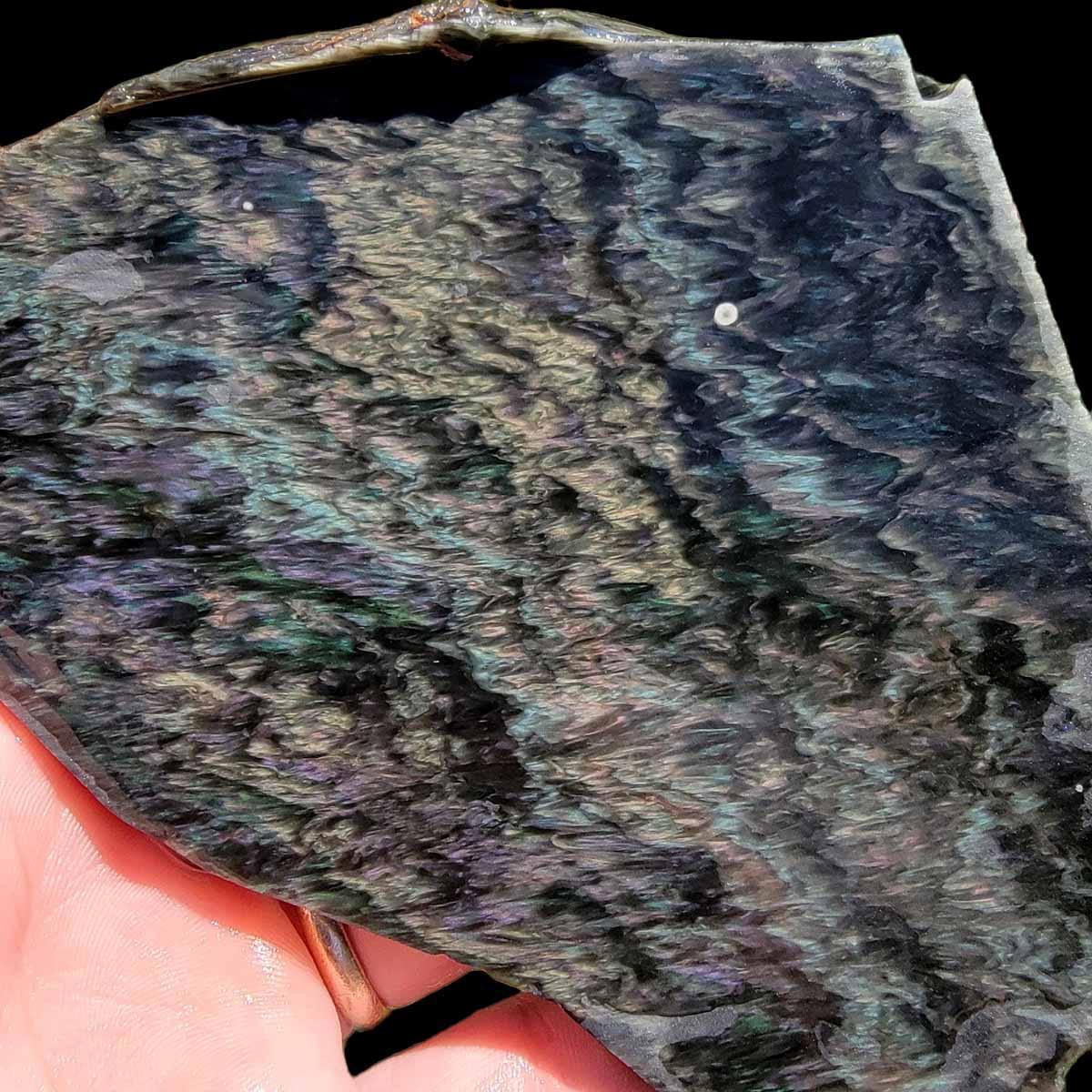 Mexican Velvet Obsidian Lapidary Stone Slab! - LapidaryCentral