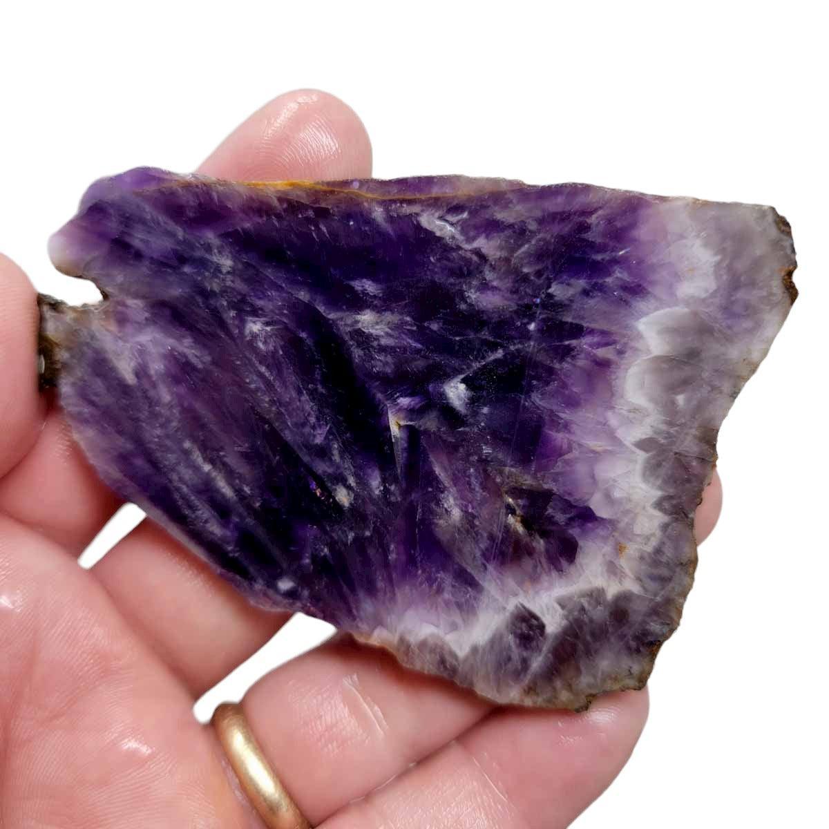 Moroccan Amethyst Lace Agate Slab!  Lapidary Stone Slab! - LapidaryCentral