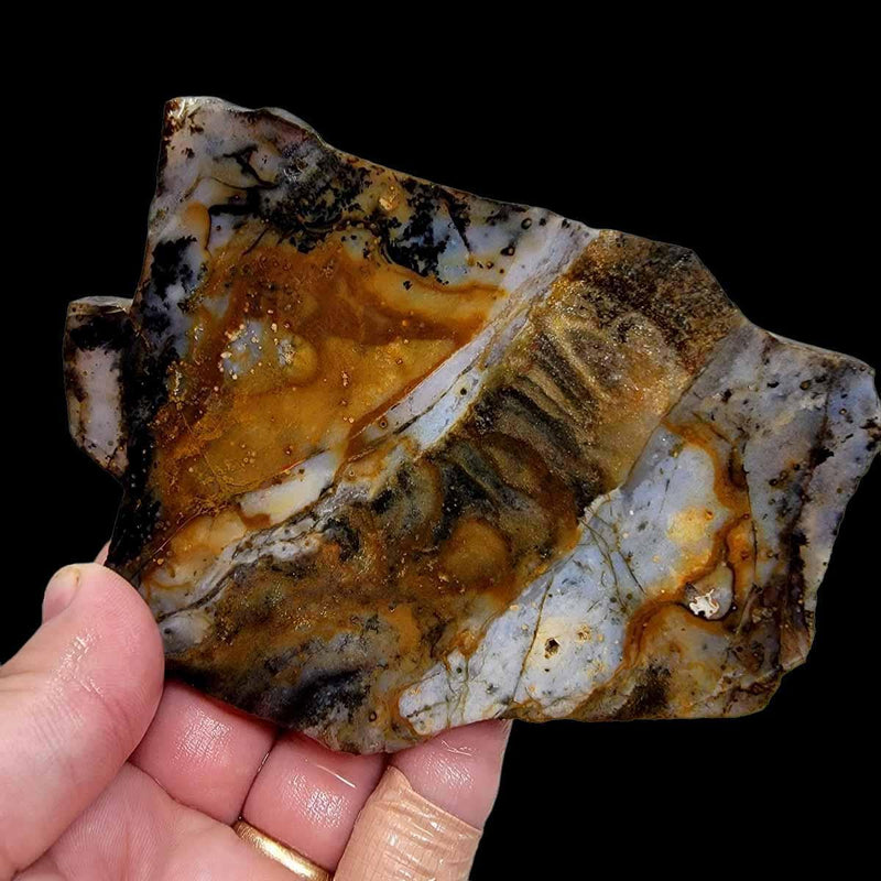 Ochoco Sunset Agate Slab!  Lapidary Stone Slab! - LapidaryCentral