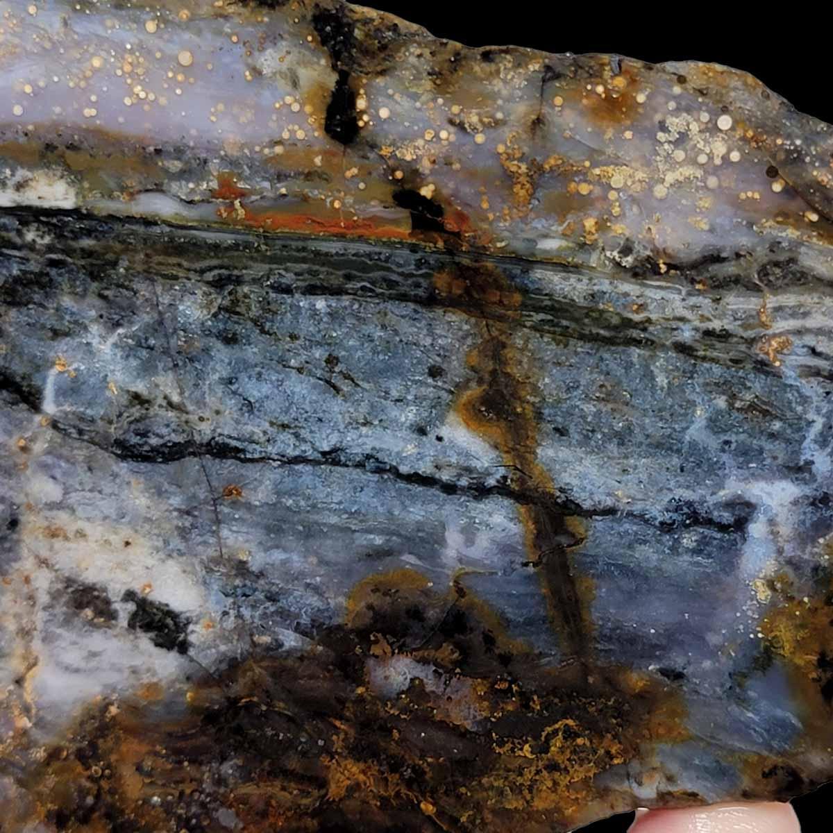 Ochoco Sunset Agate Slab!  Lapidary Stone Slab! - LapidaryCentral