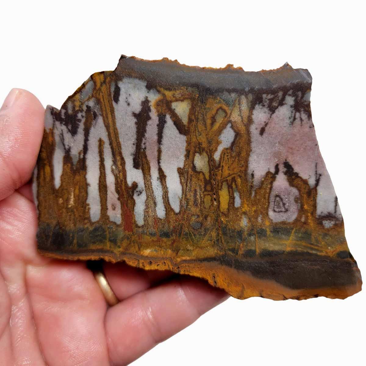 Australian Outback Jasper Slab!  Lapidary Stone Slab! - LapidaryCentral