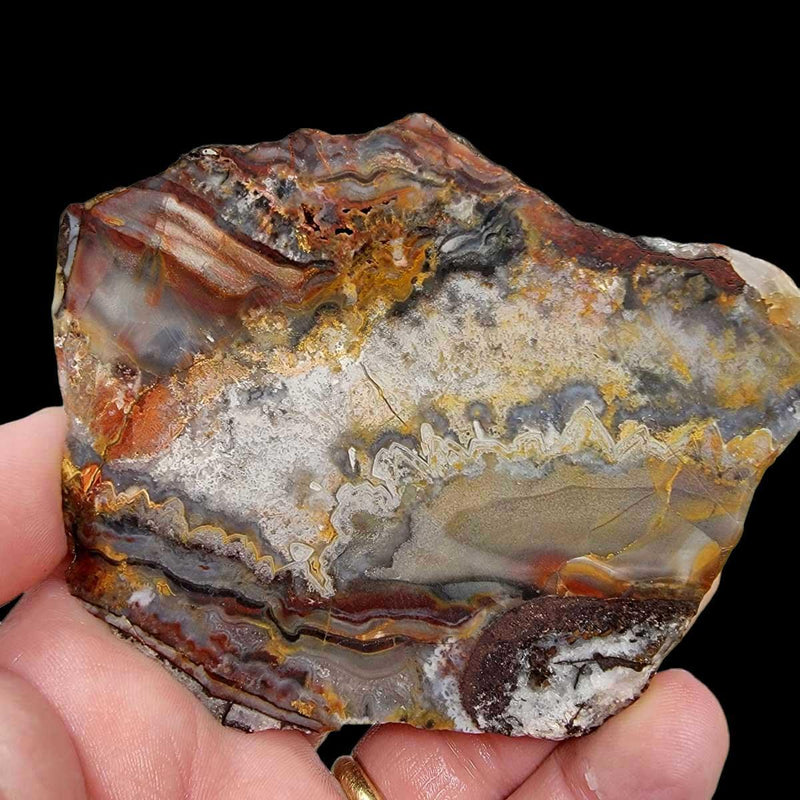 Sarape Jasper Slab!  Lapidary Stone Slab!  Crazy Lace Relative - LapidaryCentral