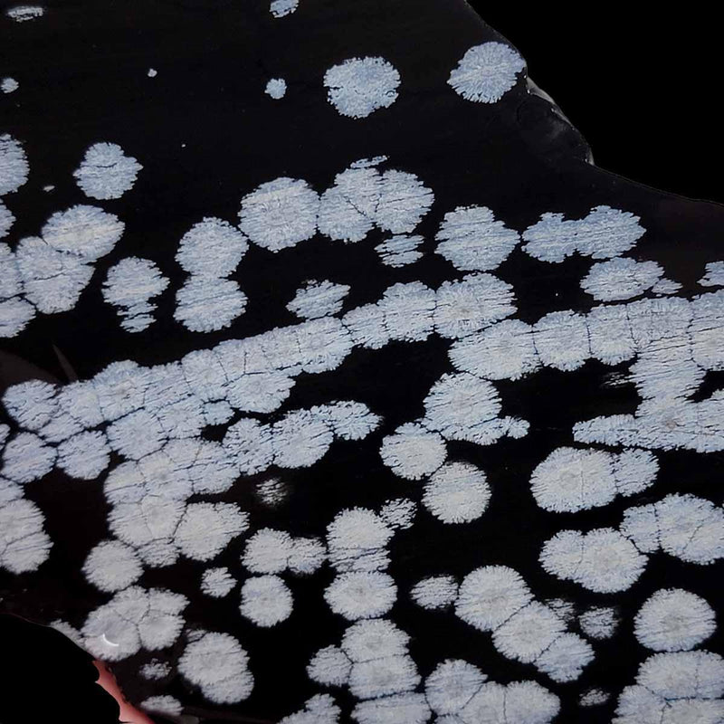 Snowflake Obsidian Slab!  Lapidary Stone Slab! - LapidaryCentral