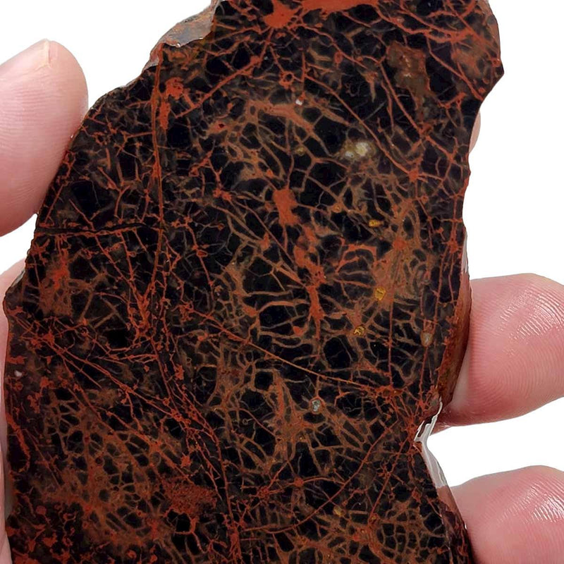 Spiderman Jasper Slab!  Lapidary Stone Slab! - LapidaryCentral