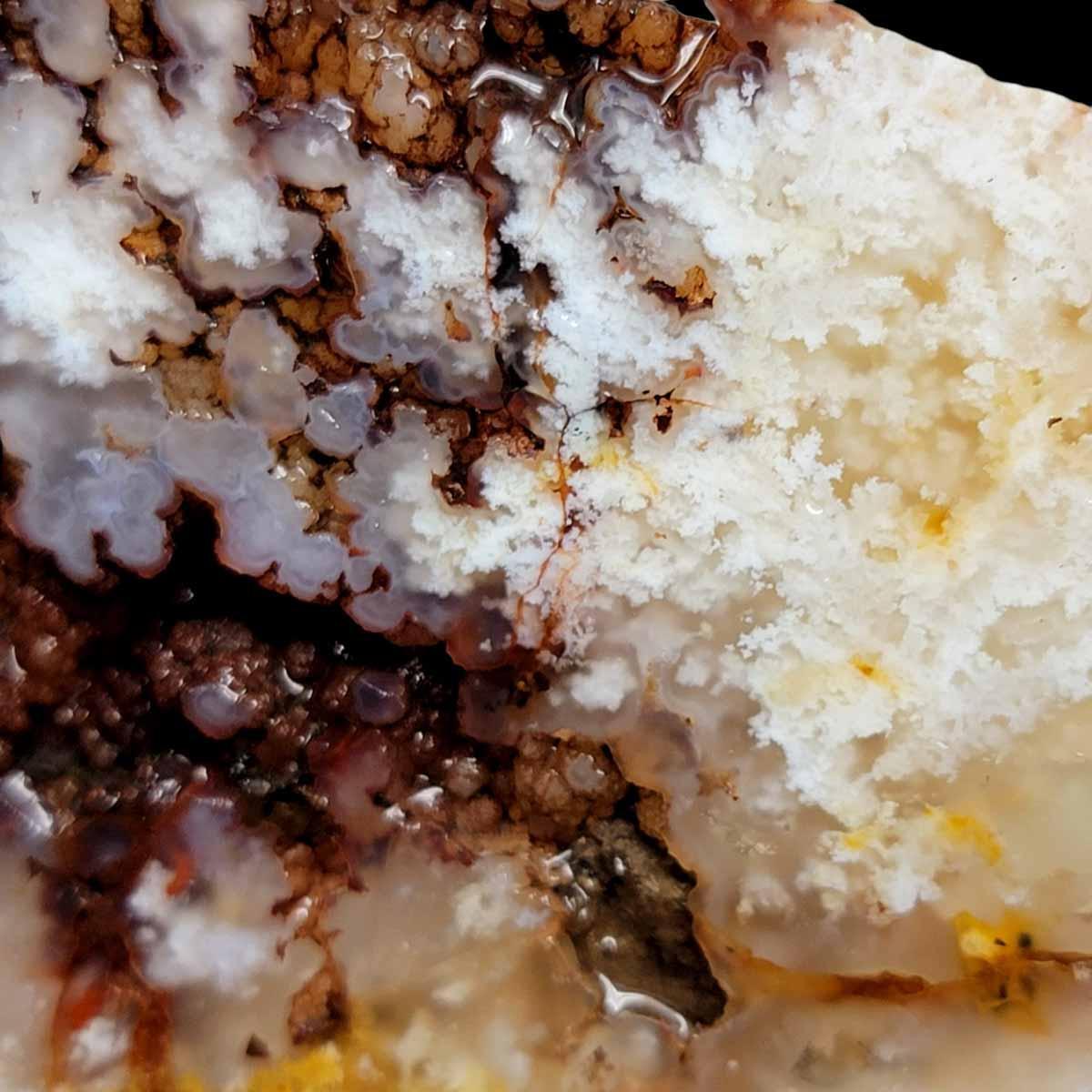 HUGE Stinking Water Plume Agate Slab!  Lapidary Stone Slab! - LapidaryCentral