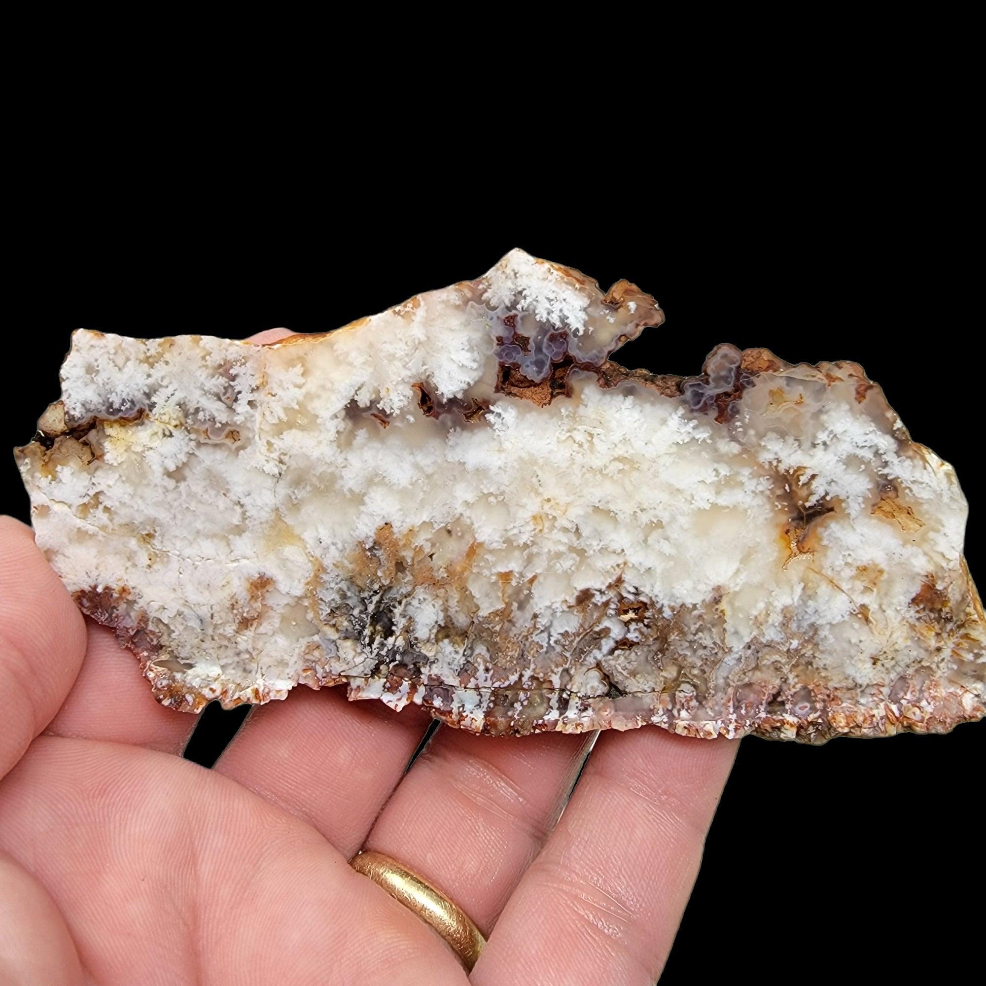 Stinking Water Plume Agate Slab!  Lapidary Stone Slab! - LapidaryCentral