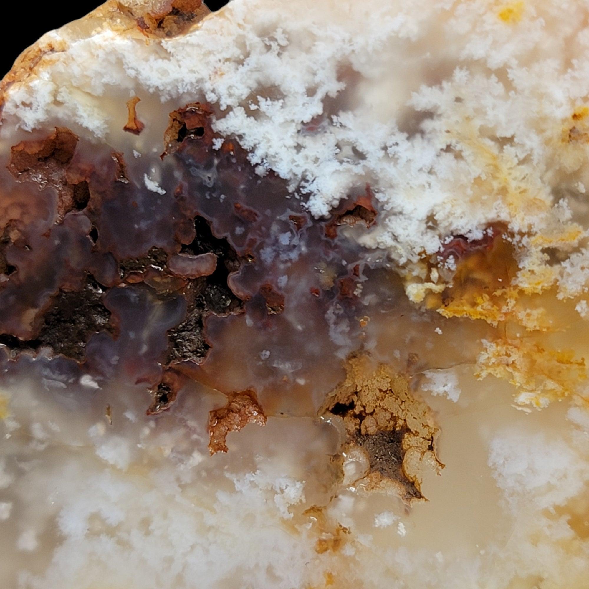 HUGE Stinking Water Plume Agate Slab!  Lapidary Stone Slab! - LapidaryCentral