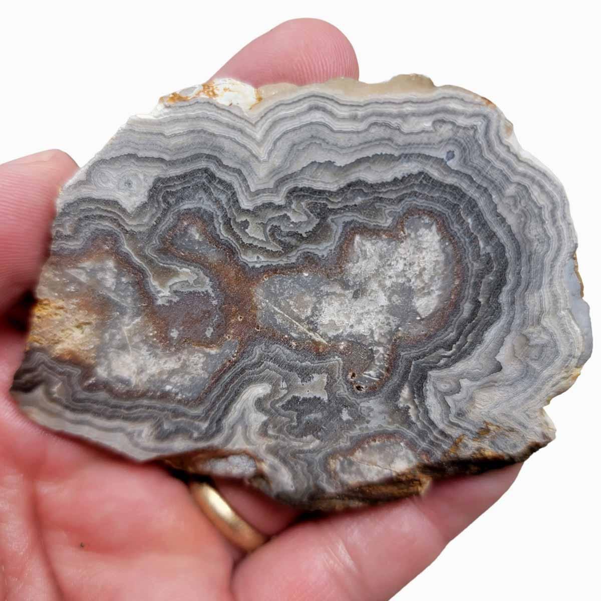 Summerville Lace Agate Slab!  Lapidary Stone Slab! - LapidaryCentral