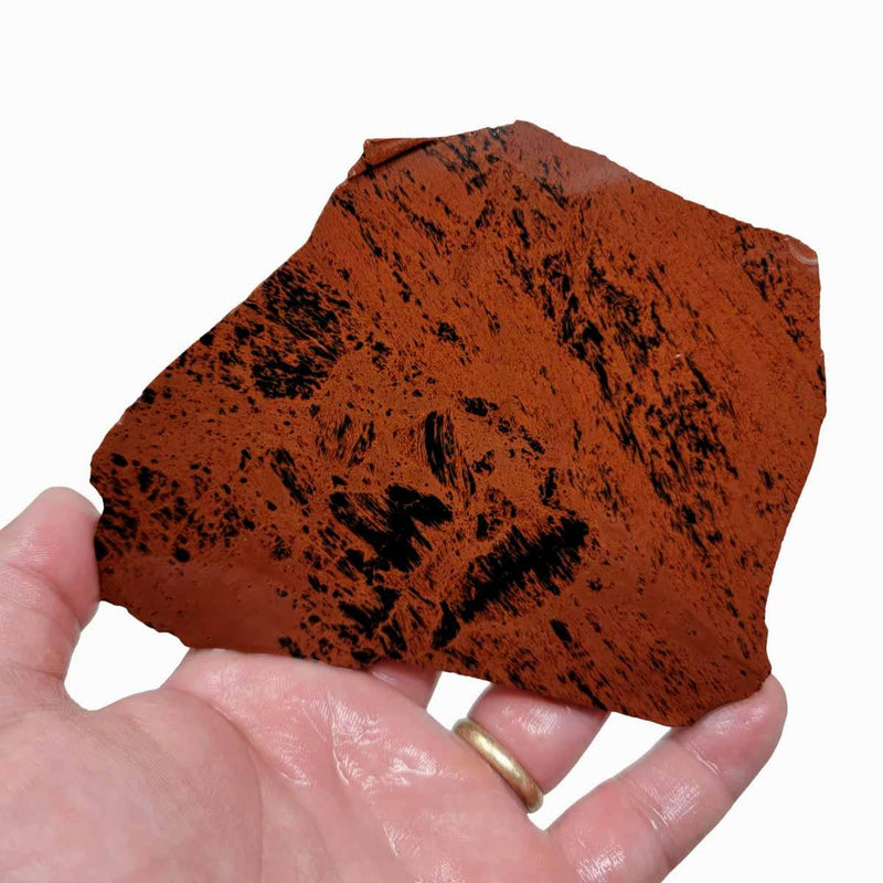 Mecca Obsidian Slab!  Lapidary Stone Slab! - LapidaryCentral