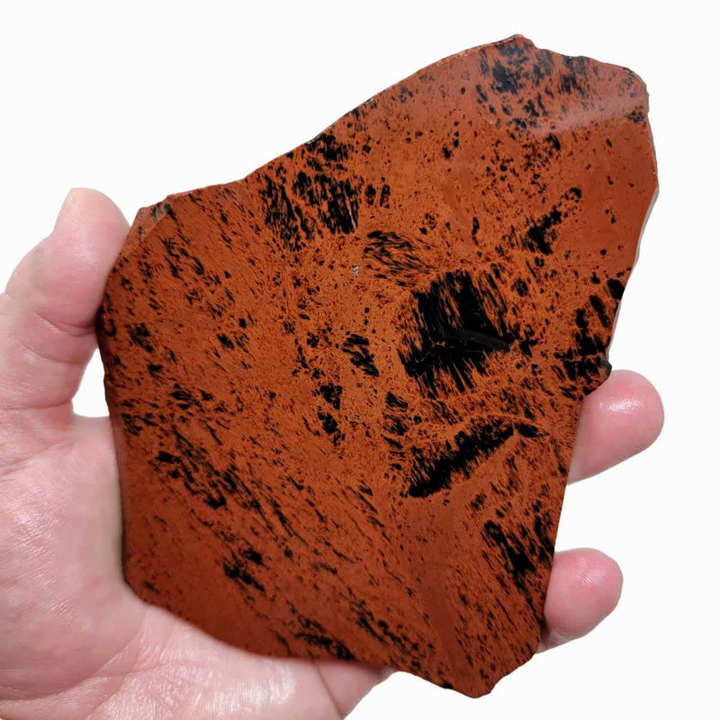 Mecca Obsidian Slab!  Lapidary Stone Slab! - LapidaryCentral