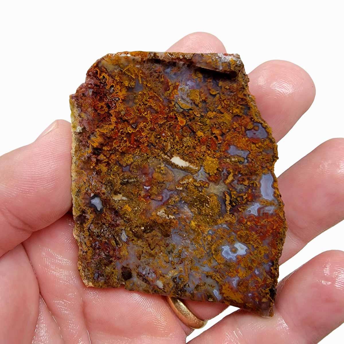 GORGEOUS Mystery Moss Agate Slab! - Lapidary Central