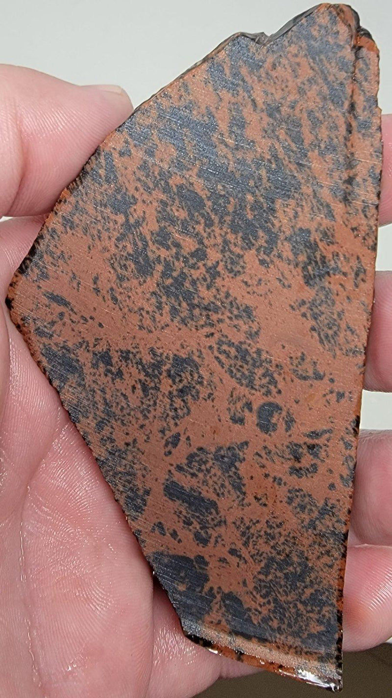 Mecca Obsidian Slab! Lapidary Stone Slab! - LapidaryCentral