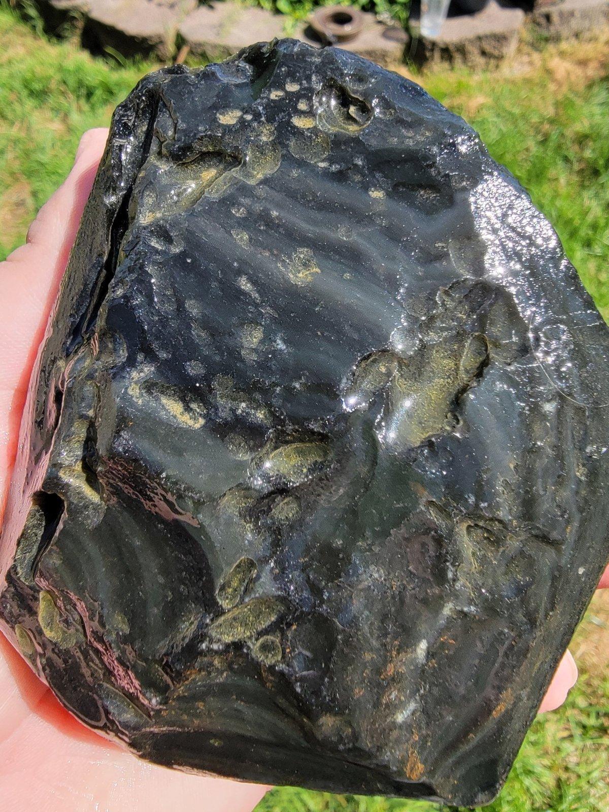 Mexican Rainbow Obsidian Discount Cutting Rough Box! - LapidaryCentral