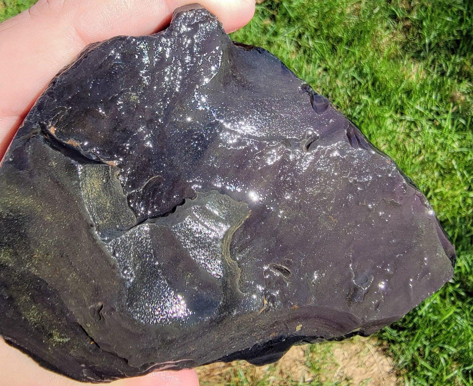 Mexican Rainbow Obsidian Discount Cutting Rough Box!