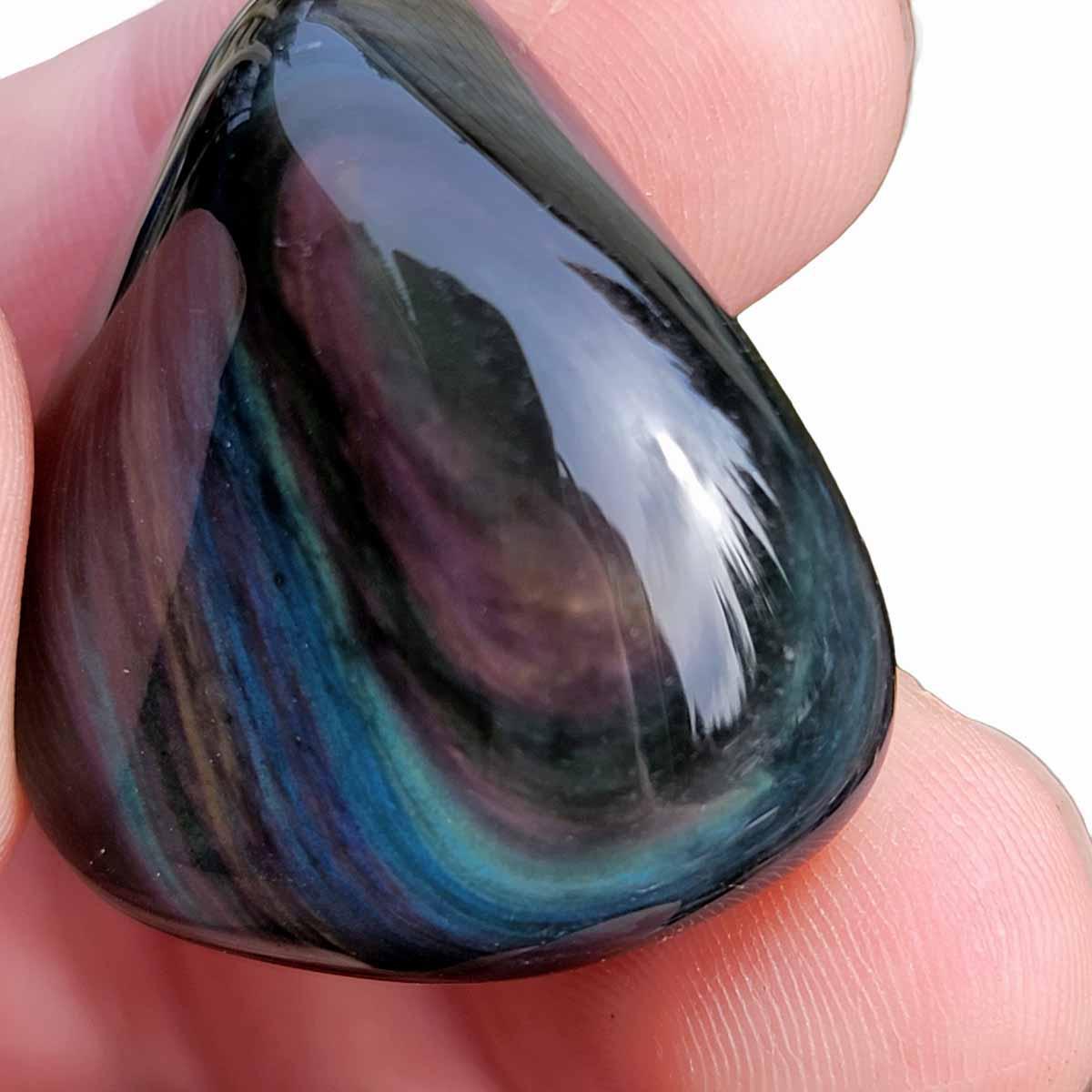 Velvet Obsidian Tumbled Polished Pocket Stones! 200 grams! - LapidaryCentral