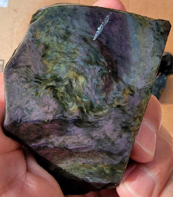 One Pound Random Pull RARE Mexican Velvet Obsidian Rough! - LapidaryCentral