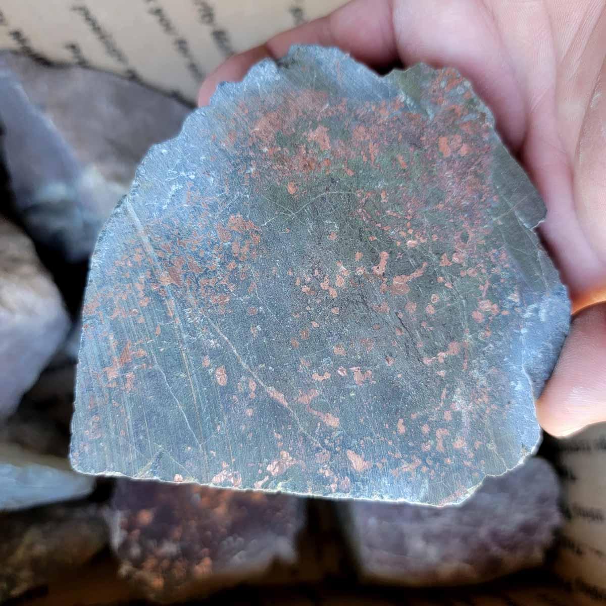 Native Copperstone Michigan Native Copper Cutting Rough Flatrate!
