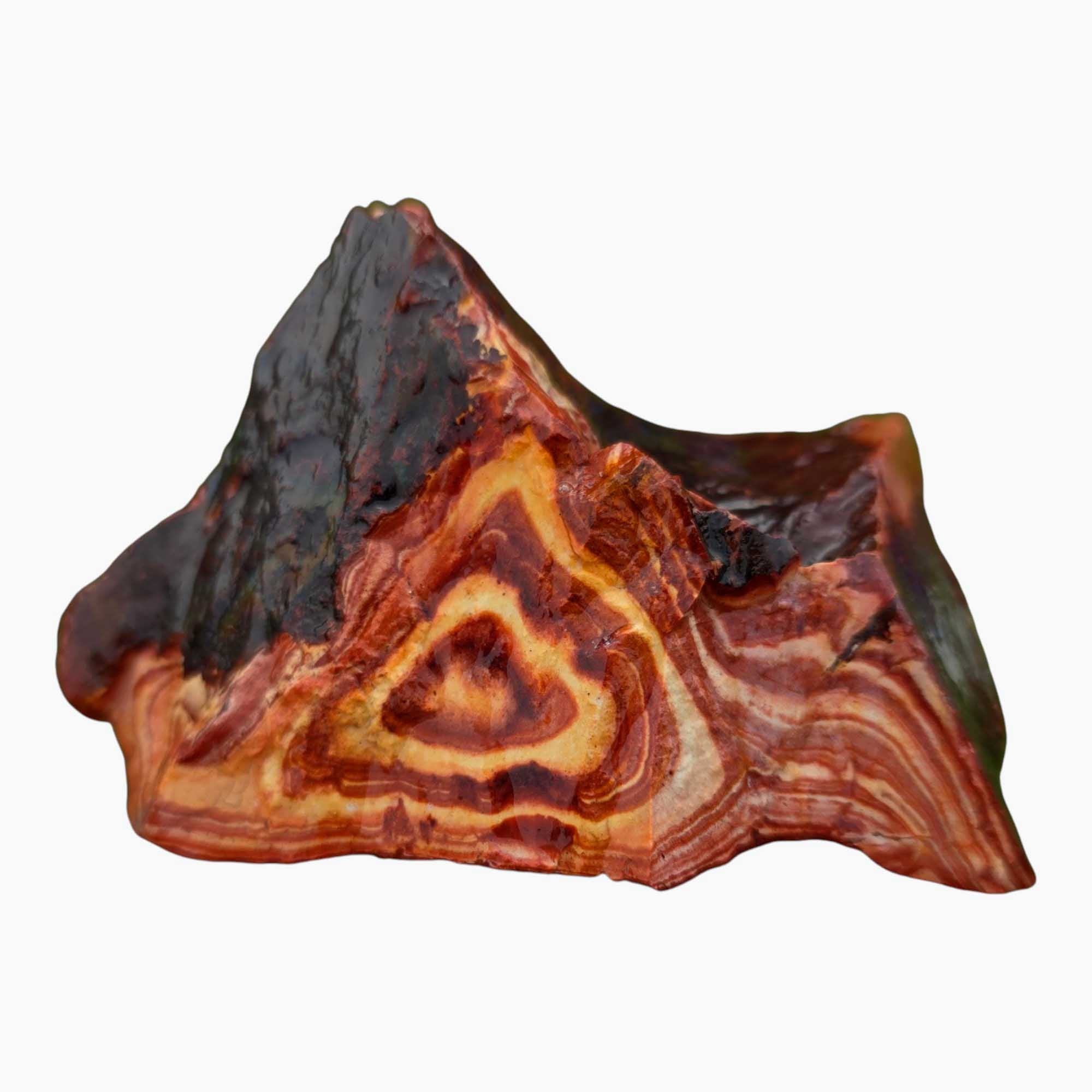 Nevada Wonderstone Rough – Bullseye Pattern Trimmer for Display or Cabbing