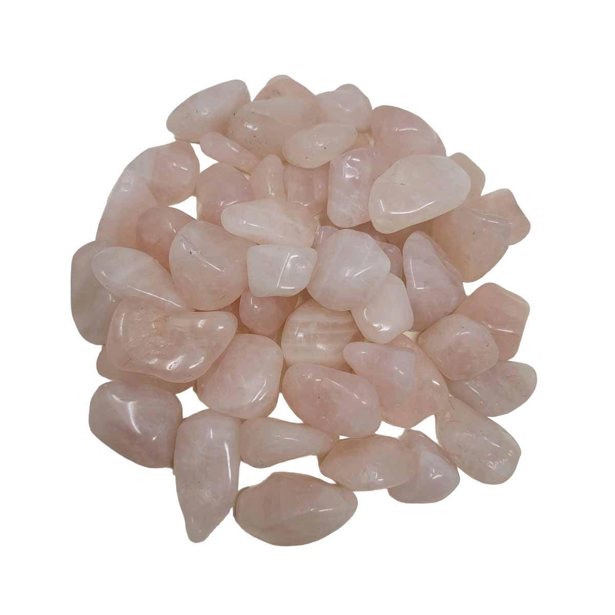 Rose Quartz Tumbled Polished Pocket Stones! 200 grams! - LapidaryCentral