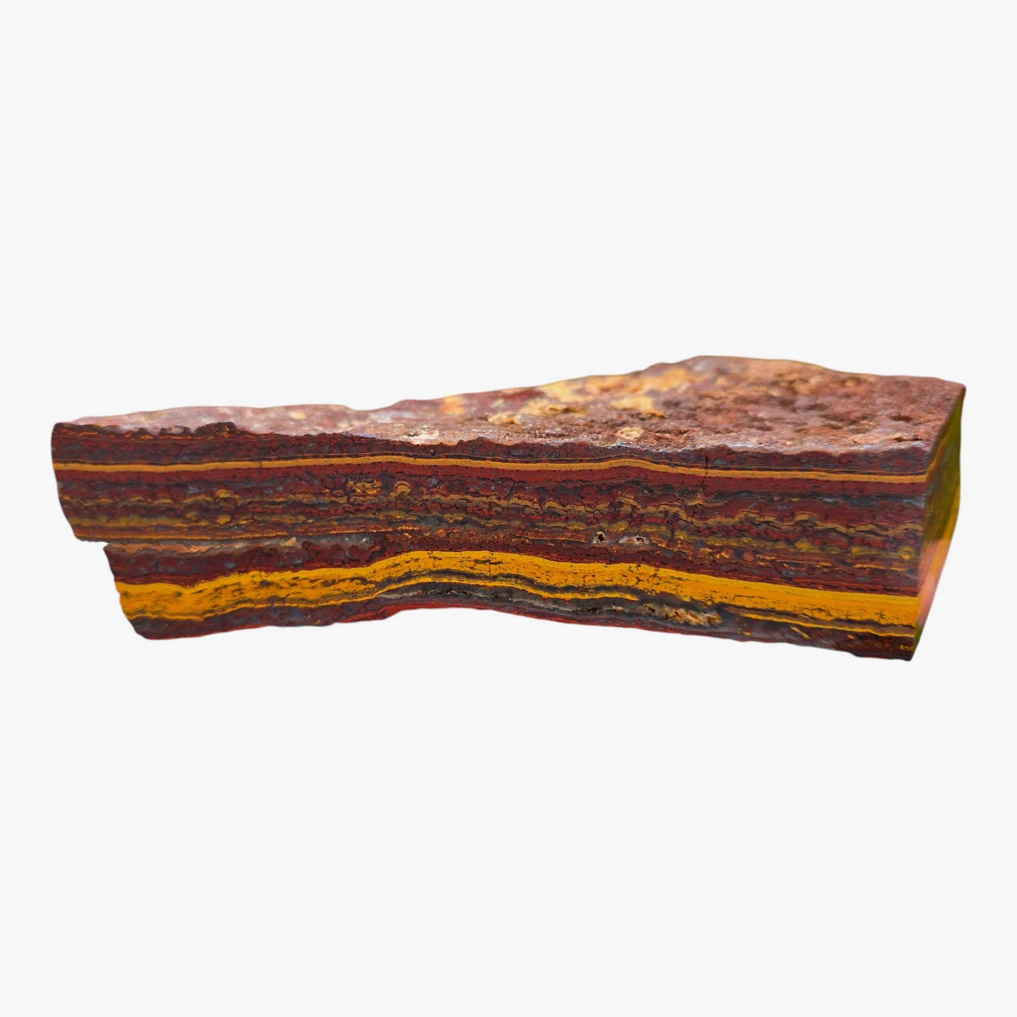 Apple Valley Jasper Lapidary Cutting Rough Chunk Stone Cut Face