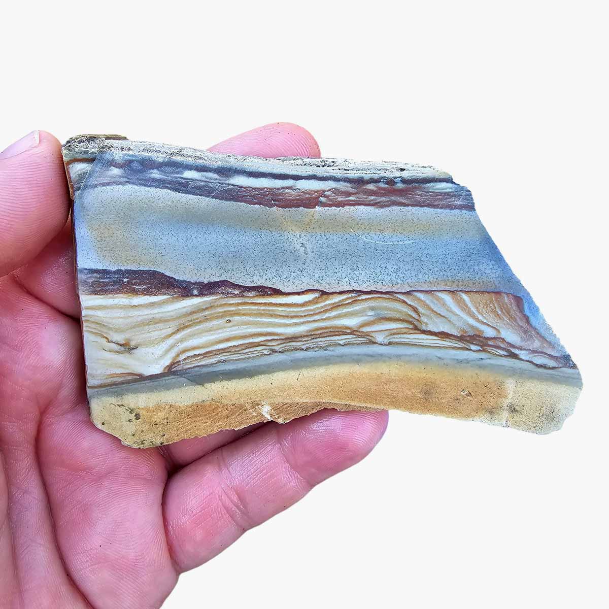 Old Stock Arroyo Picture Jasper Slab  Lapidary Stone Slab