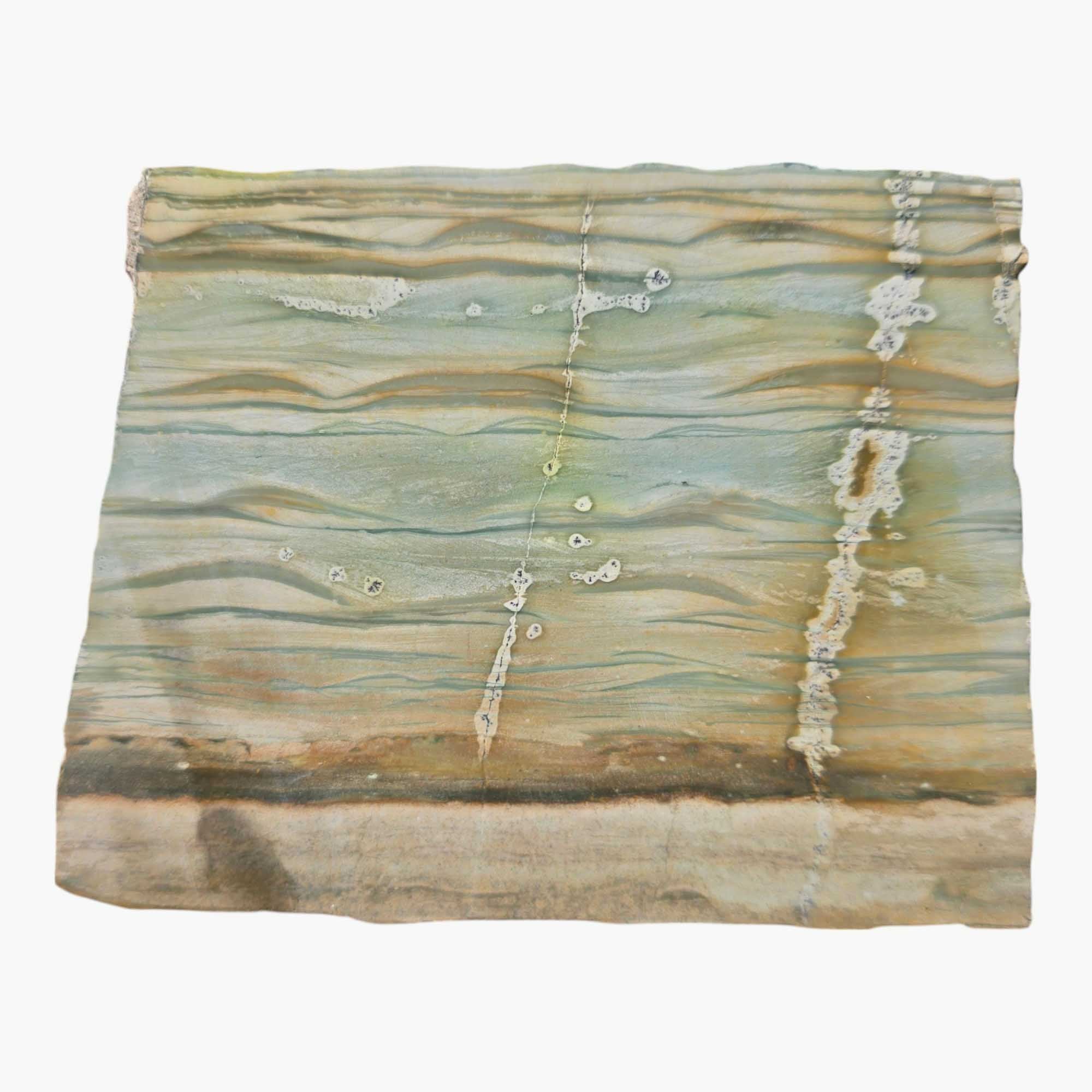 Gunnery Point Jasper – Rare Ocean Wave Pattern Lapidary Slab from Arizona